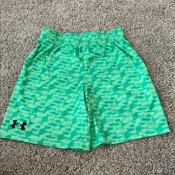 Under Armour Mint and Black Sports Shorts - Picture 1 of 3